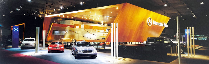 梅賽德斯奔馳展臺設計現(xiàn)場圖