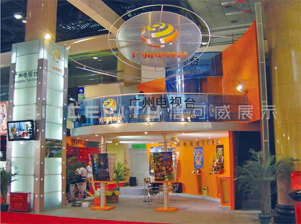 廣州電視臺(tái)展臺(tái)設(shè)計(jì)現(xiàn)場(chǎng)圖