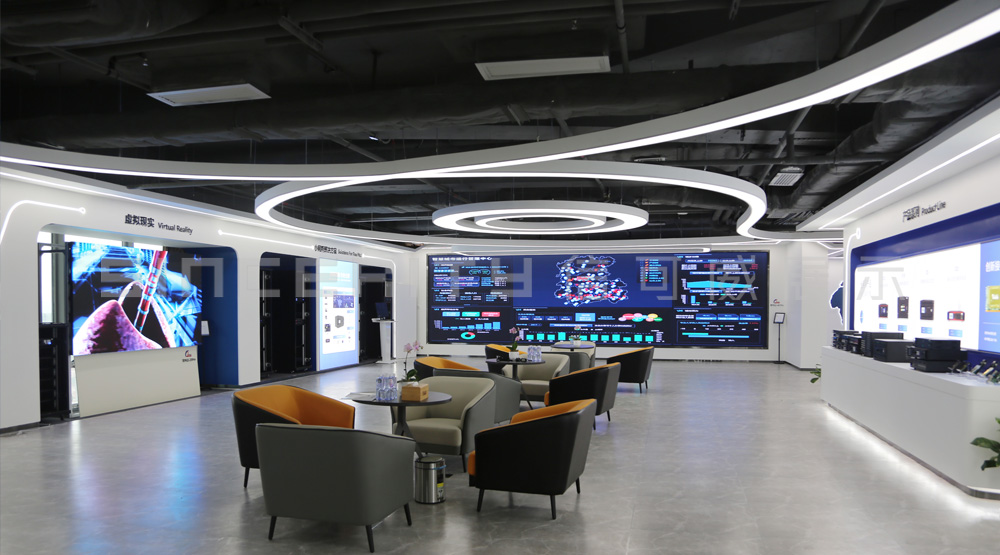 卡萊特科技通信企業(yè)展廳設計