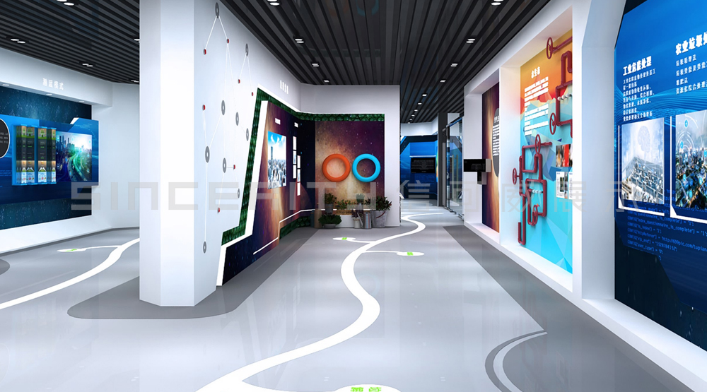 瀚藍環(huán)境環(huán)保企業(yè)展廳設(shè)計