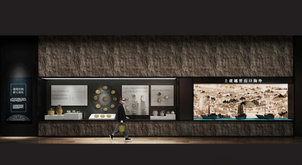 新中式國風博物館文化墻排版設(shè)計