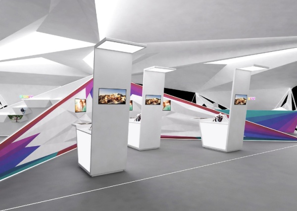 美觀又實用的展廳造型！