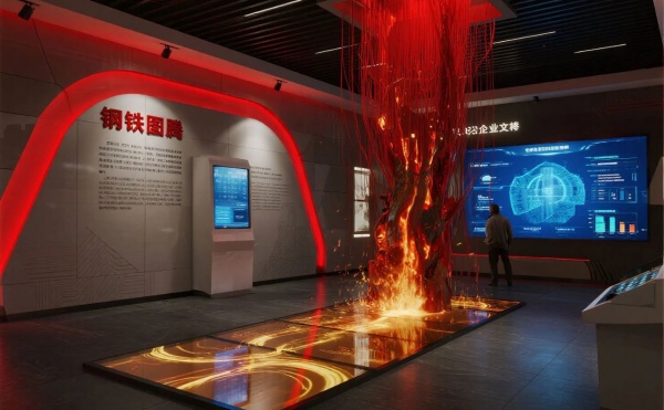 被千度鋼流燙到心跳，鋼鐵企業(yè)科技展廳也太酷了吧？
