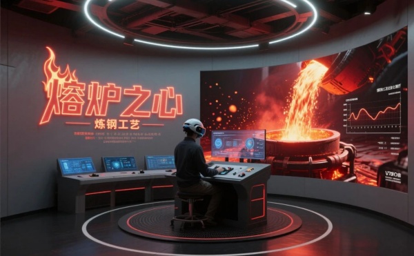 被千度鋼流燙到心跳，鋼鐵企業(yè)科技展廳也太酷了吧？