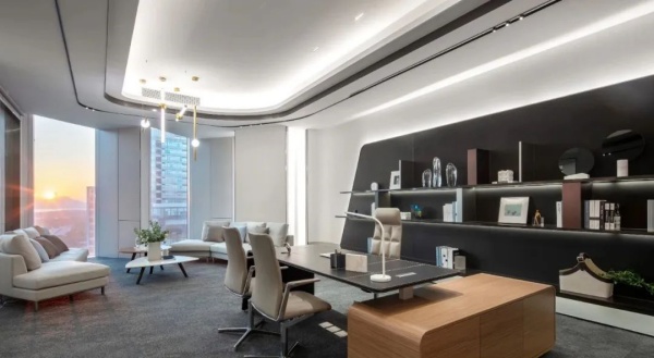 萬科濱海云中心辦公展廳設(shè)計