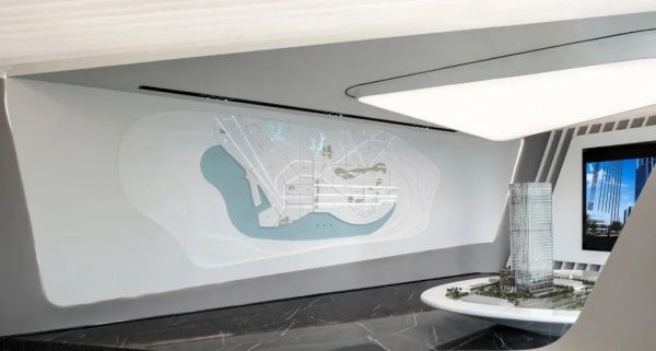 萬科濱海云中心辦公展廳設(shè)計