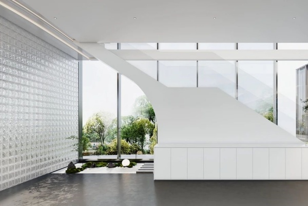 安得智聯(lián)辦公樓中庭展廳設計