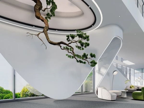 安得智聯(lián)辦公樓中庭展廳設計