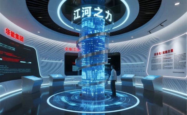 華能環(huán)?？萍颊箯d里能摸到風、看到魚，還能穿越到 2050