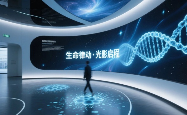 美妝行業(yè)科技展廳設(shè)計(jì)