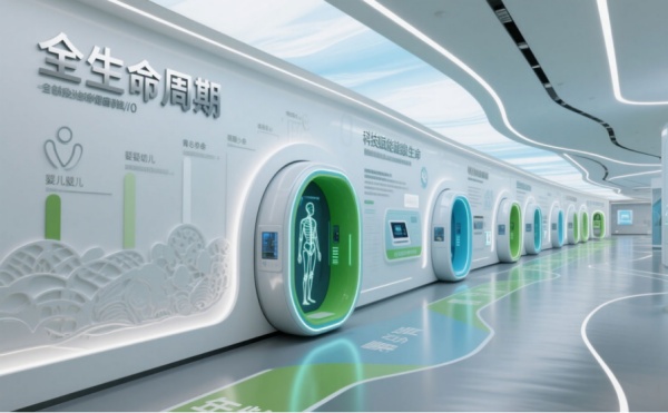 健康產(chǎn)業(yè)園展廳設(shè)計(jì)