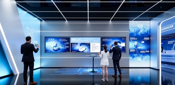 展廳序廳的“互動開關(guān)”，開啟沉浸式體驗序章