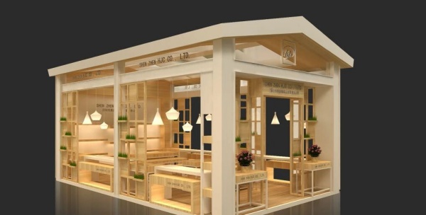 展廳設(shè)計(jì)以自然為韻，打造溫馨質(zhì)感空間