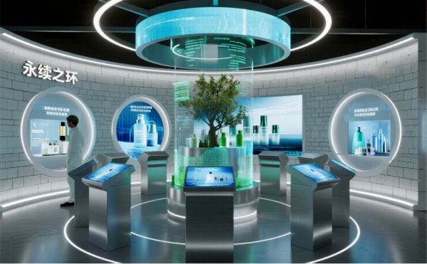 護(hù)膚品科技展廳設(shè)計