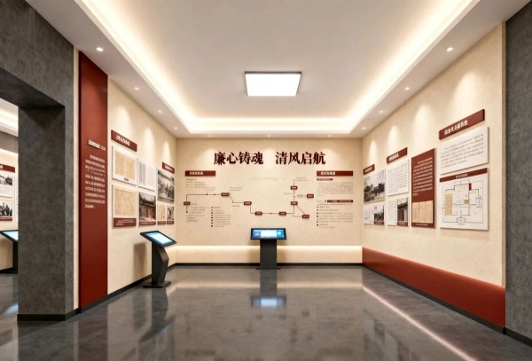 廉潔文化展廳怎么建？這套 “沉浸式 + 互動(dòng)感”設(shè)計(jì)方案太贊了！