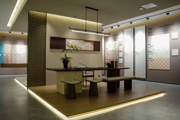 展廳煥新升級(jí)壹號(hào)瓷磚巖板總部展廳，讓高階審美以極致細(xì)節(jié)落地