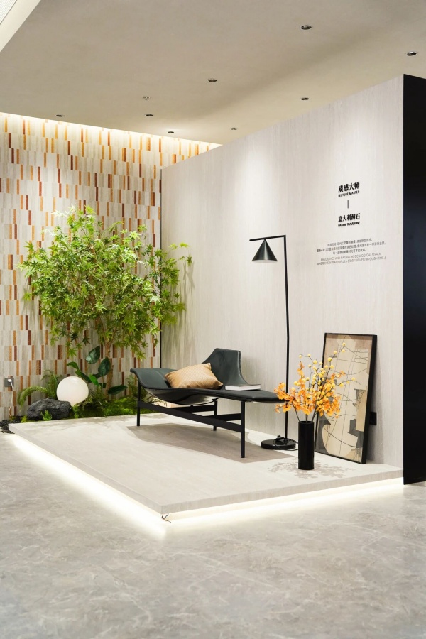 展廳煥新升級(jí)壹號(hào)瓷磚巖板總部展廳，讓高階審美以極致細(xì)節(jié)落地