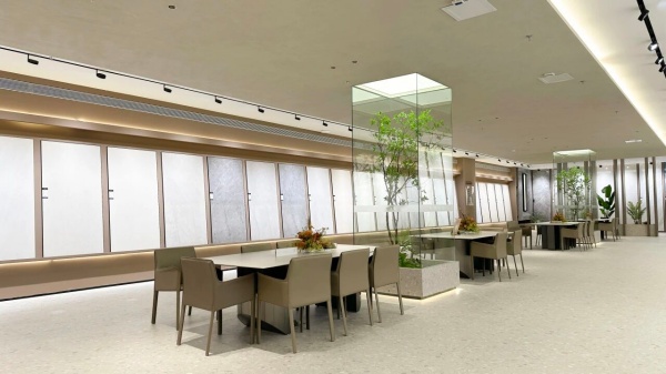展廳煥新升級(jí)壹號(hào)瓷磚巖板總部展廳，讓高階審美以極致細(xì)節(jié)落地