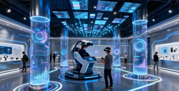 智能硬件企業(yè)展廳設計怎么做才能凸顯科技先鋒感？