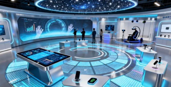 智能硬件企業(yè)展廳設計怎么做才能凸顯科技先鋒感？