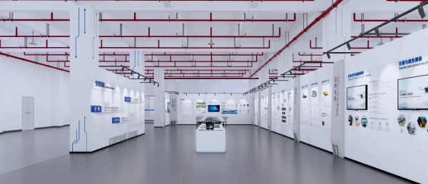 智能無(wú)人系統(tǒng)企業(yè)展廳設(shè)計(jì)施工