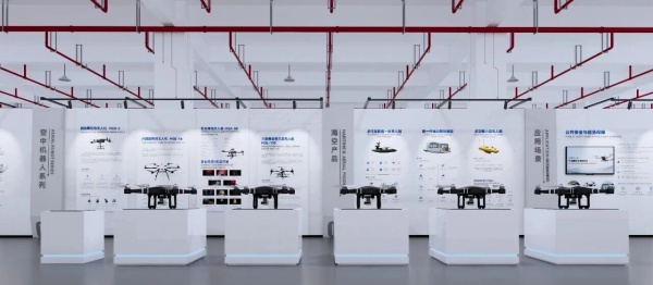 智能無(wú)人系統(tǒng)企業(yè)展廳設(shè)計(jì)施工