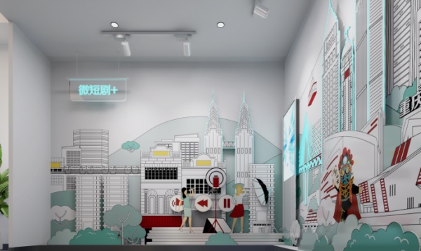 傳媒黨團(tuán)活動(dòng)展廳設(shè)計(jì)