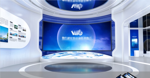 科技企業(yè)展廳設(shè)計(jì)效果圖