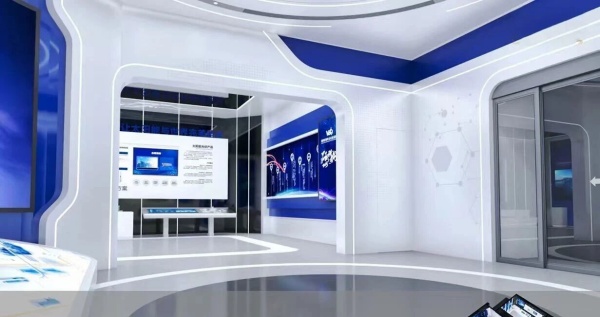 科技企業(yè)展廳設(shè)計(jì)效果圖