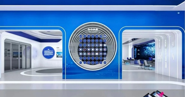 科技企業(yè)展廳設(shè)計(jì)效果圖