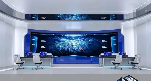 科技企業(yè)展廳設(shè)計(jì)效果圖