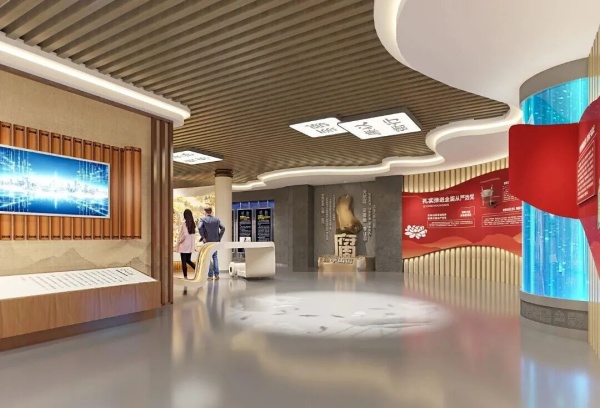 打破刻板！柔和新中式重塑企業(yè)廉政展廳新范式