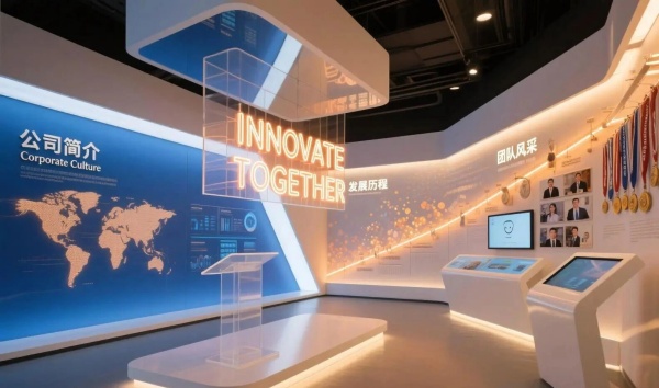 光影之間，讓企業(yè)展廳故事可感可知