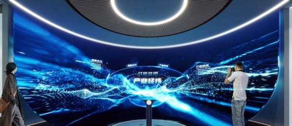 展廳展館中常用的4種藍(lán)色系