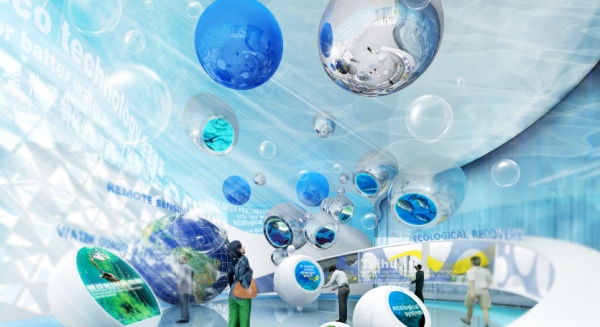 展廳展館中常用的4種藍(lán)色系