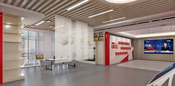 稅局黨建展廳：我們用 “紅 + 智”，讓 “黨建 + 稅務(wù)” 在空間里生長