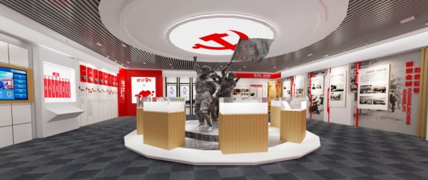 蘭州黨建活動(dòng)中心展廳設(shè)計(jì)