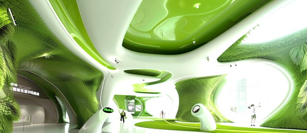 綠科融合！解鎖展廳設(shè)計新未來