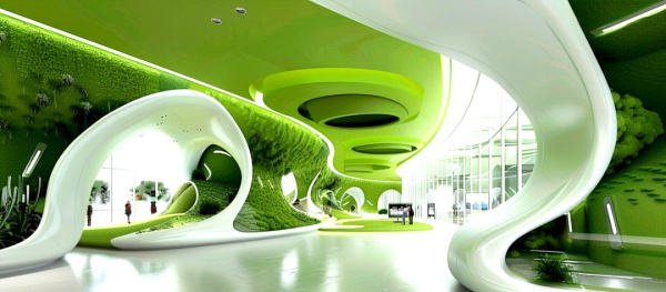 綠科融合！解鎖展廳設(shè)計新未來