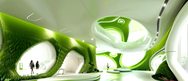 綠科融合！解鎖展廳設(shè)計新未來