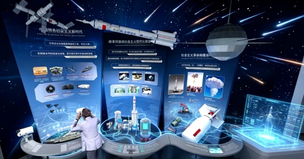 逐夢星河：沉浸式航天航空展廳的星際漫游之旅