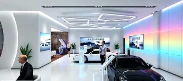 電馭未來：沉浸式電動汽車展廳的設計新美學