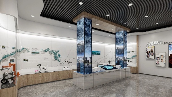 筑夢科創高地 | 慧谷湖科創小鎮展示廳，解鎖城市未來新圖景
