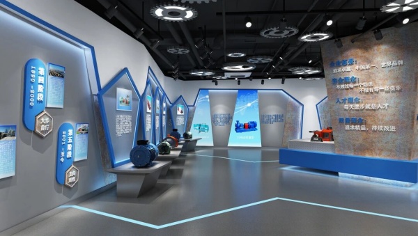 錨定智造強國重慶水泵企業展廳的工業敘事與設計表達