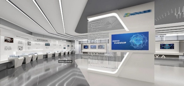 上市公司科技展廳裝修設計，科技感×專業感×文化感的“未來探索”空間