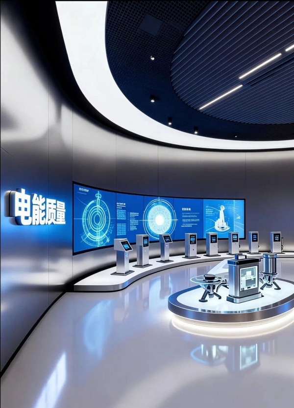 科技展廳設計｜用光影與線條，重構工業科技美學