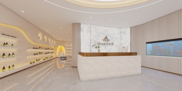 銘遠醫(yī)藥集團展廳設(shè)計分享|現(xiàn)代展廳，以極簡科技美學(xué)為基調(diào)，打造沉浸式的品牌體驗場景